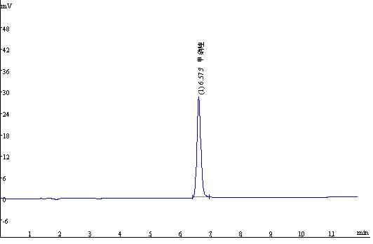 人工牛黄甲硝唑的测试